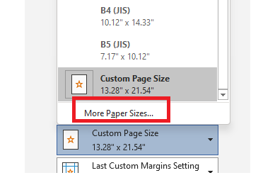 word打印区域如何设置？自定义纸张尺寸教程