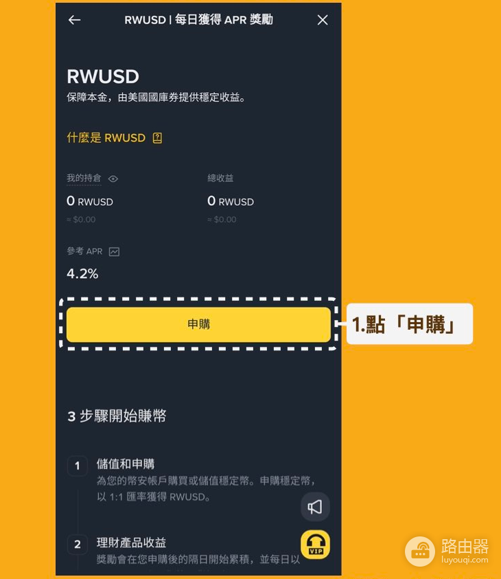 如何购买RWUSD?购买RWUSD步骤一览