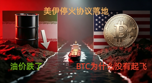 美伊停火协议落地，油价跌了，BTC为什么没有起飞