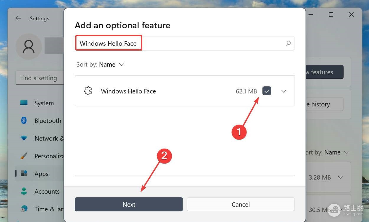 win11电脑怎么安装Hello面部驱动程序