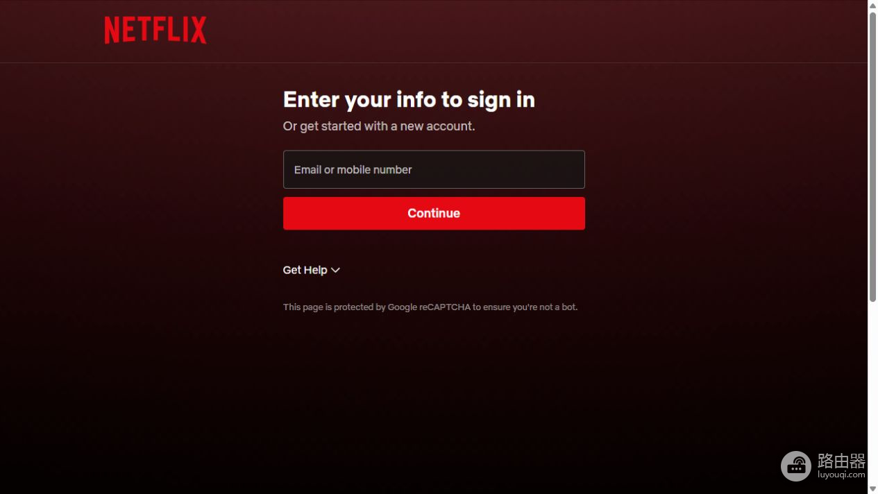 Netflix官方网页版入口 奈飞Netflix官网登录入口