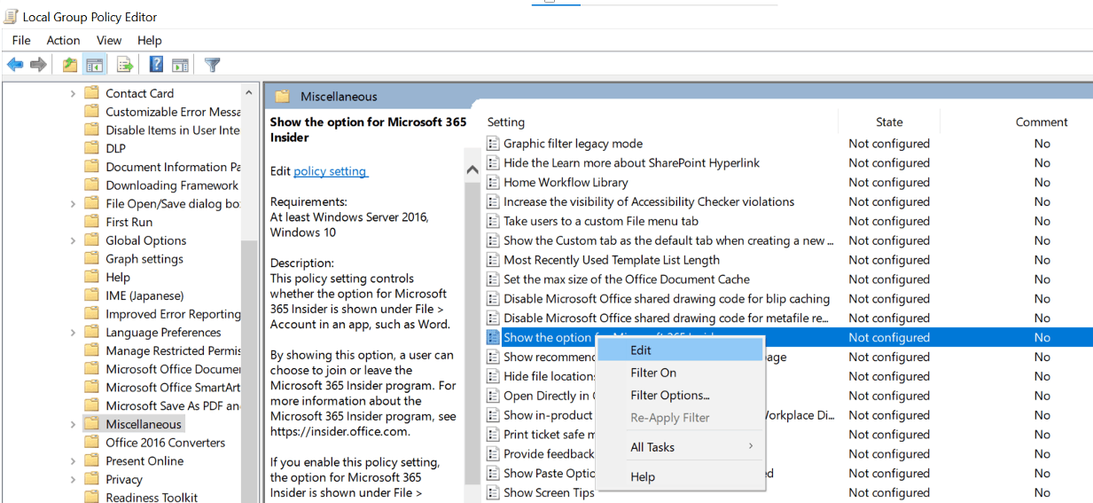 office365不显示insider怎么办？预览体验计划开启方法