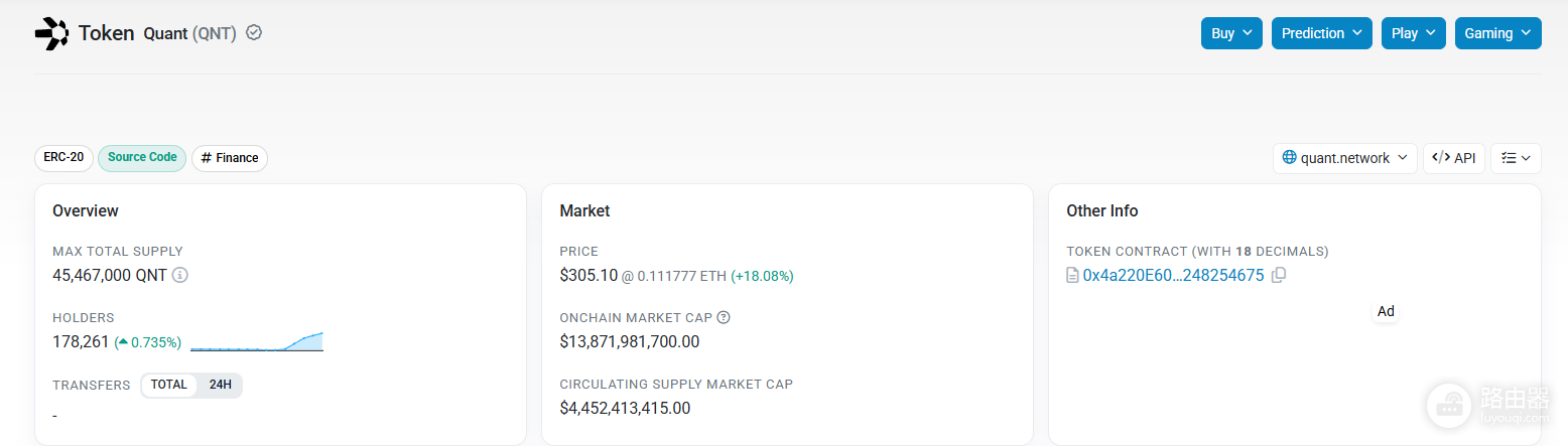 Quant（QNT）是什么？用途、技术特点和合约怎么查