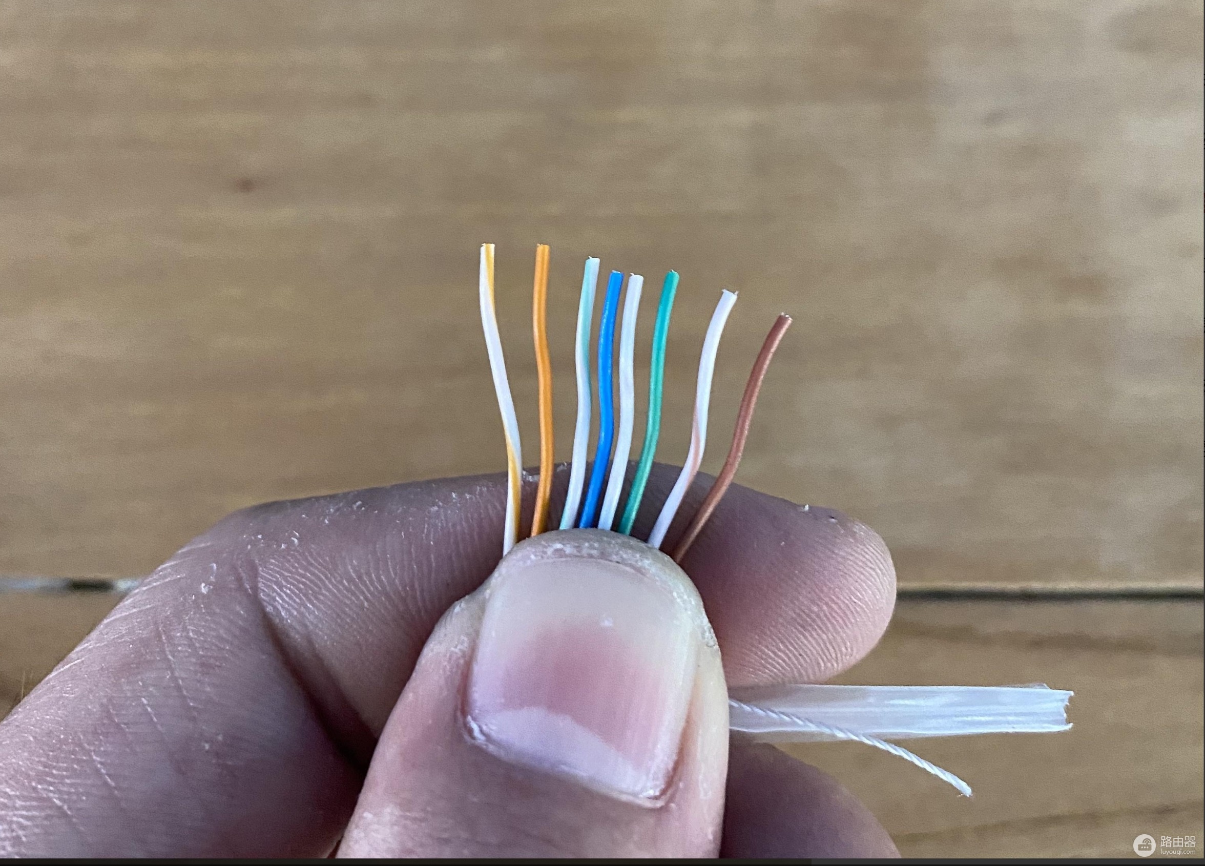 六类网线的水晶头接法
