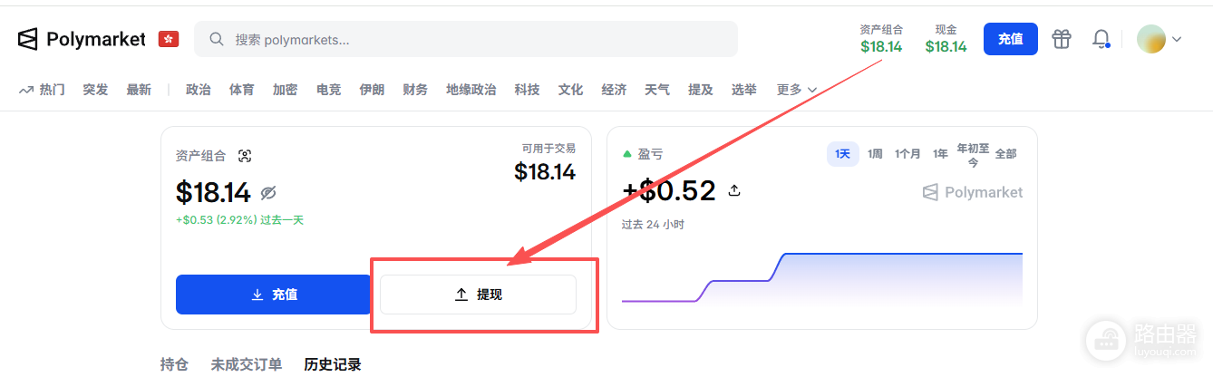 Polymarket提现热钱包教程:Polygon网络地址复制与到账确认