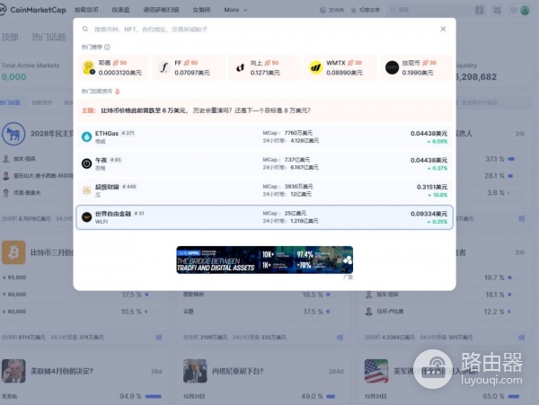 币圈新手入门必备工具CoinMarketCap(CMC)