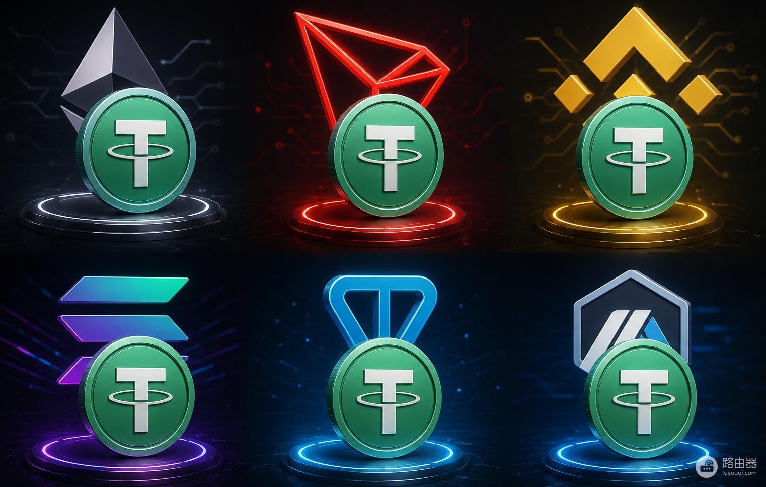 USDT不同链有什么区别?ERC20、TRC20、BEP20全解析