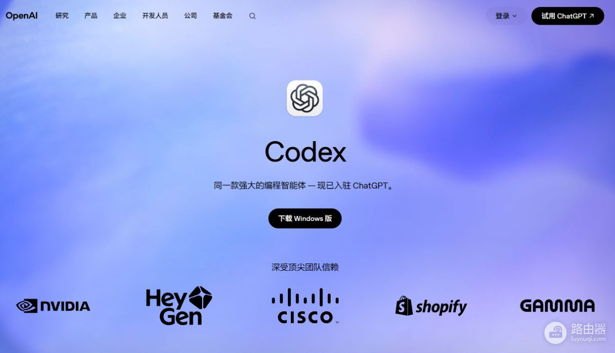 codex官网ai入口 codex官网地址网页版入口