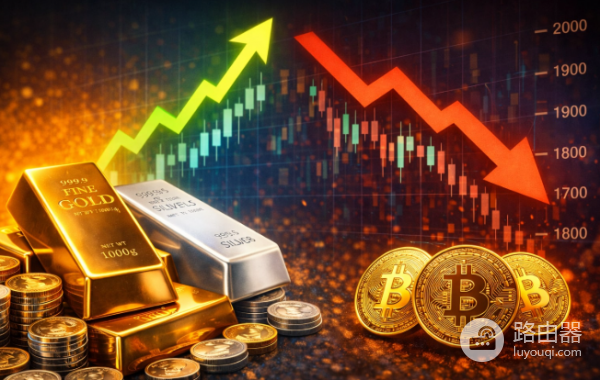 比特币与传统资产行情分化?BTC与金、银、铜谁更能反映预期风险?