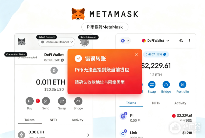 Pi币能转到MetaMask吗?Pi钱包如何把币转到小狐狸钱包