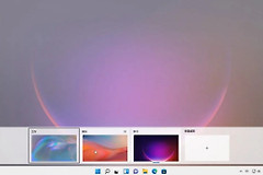 win11两个桌面怎么放不同的图标