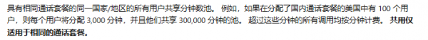teams通话时长共享怎么办?国内国际通话套餐分钟数逻辑说明