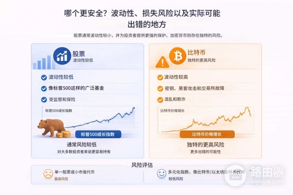 加密货币交易与股票交易有什么区别？怎么选