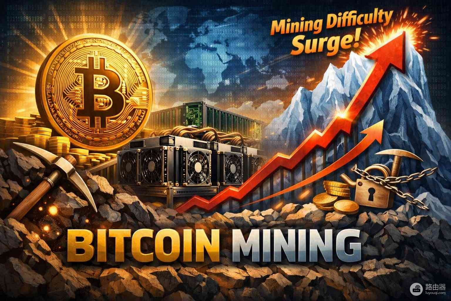 比特币挖矿难度机制是什么？怎么查看BTC挖矿难度？