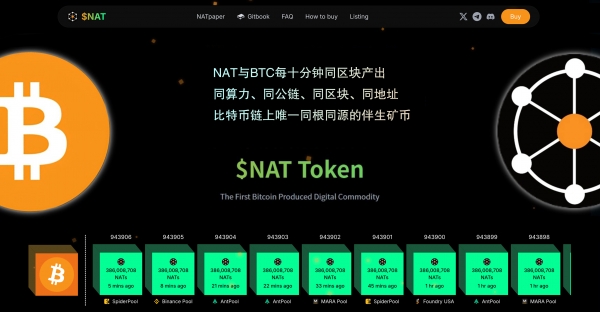 NAT双奖励机制上线，比特币挖矿新收益