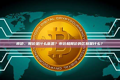 虚拟币交易中的市价和限价是什么意思? 市价和限价有什么区别?