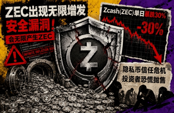隐私是特性还是缺陷？Zcash单日暴跌30%撕开了隐私币的信任遮羞布