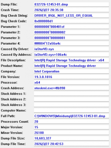 windows频繁蓝屏ntoskrnl.exe报错怎么办?系统内核故障修复方法