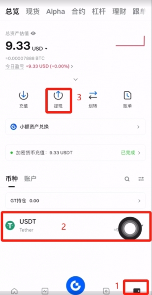 Gate.io交易所官方下载App入口！USDT提币、充值步骤