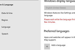 Win11系统语言无法修改