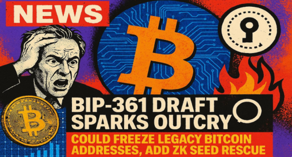 “代码即法律”要破功？比特币开发者提议冻结中本聪比特币，社区争议激烈