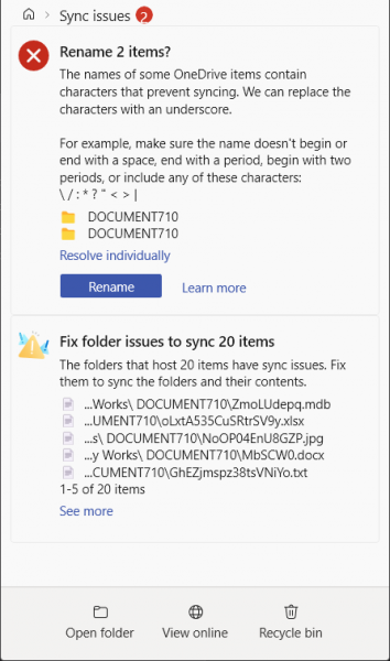 onedrive自动创建DOCUMENT文件夹报错怎么办？隐藏文件夹同步错误解决方法