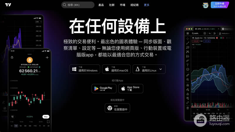 TradingView交易分析工具解析:股票、加密货币、代币化股票快速上手指南