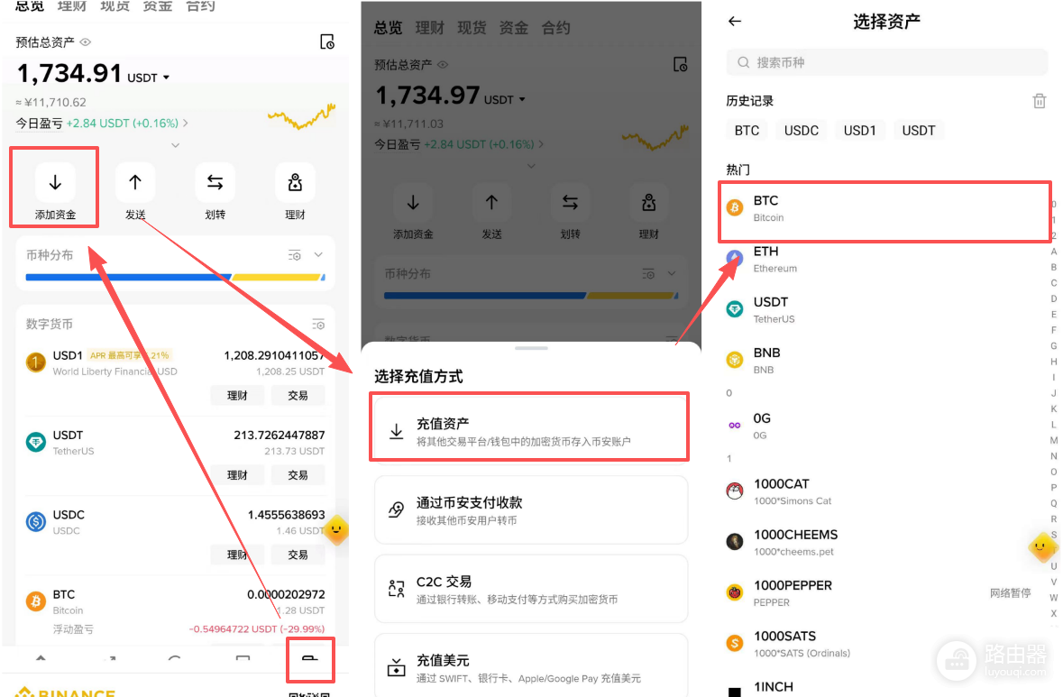 比特币入金教程:网络选择、Taproot地址与到账时间详解