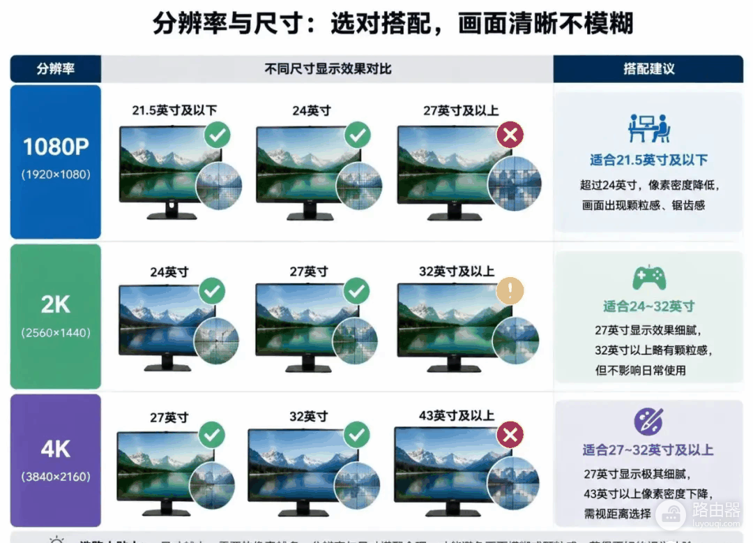 显示器如何选择？按用途挑尺寸、面板和刷新率