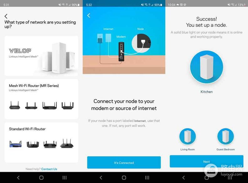 Linksys Mesh路由器怎么设置？Linksys Mesh路由器主节点和子节点如何配网
