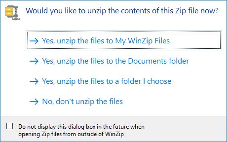 WinZip怎么解压文件?WinZip解压位置怎么选