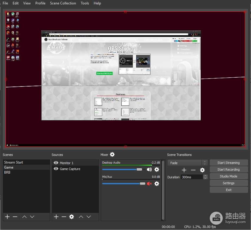 OBS Studio录屏区域怎么选?OBS Studio来源与裁切范围的设置方法