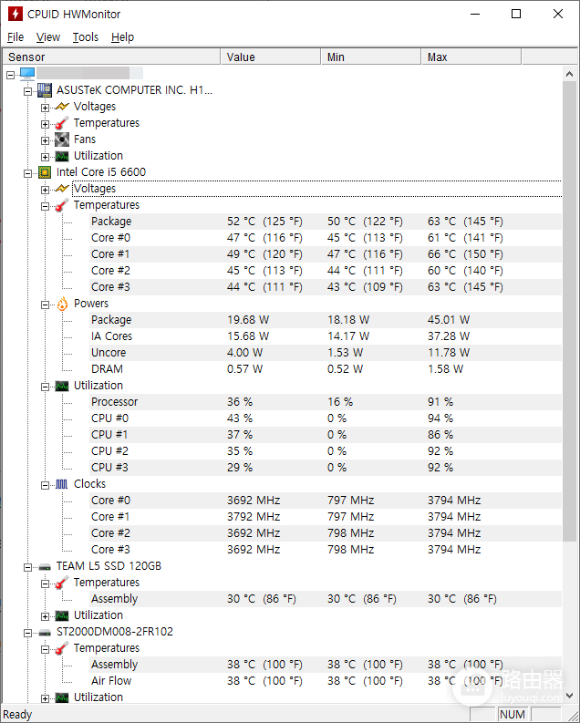 CPU-Z不能直接查看CPU温度