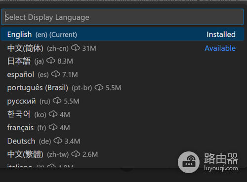 Visual Studio Code如何汉化并切换中文界面