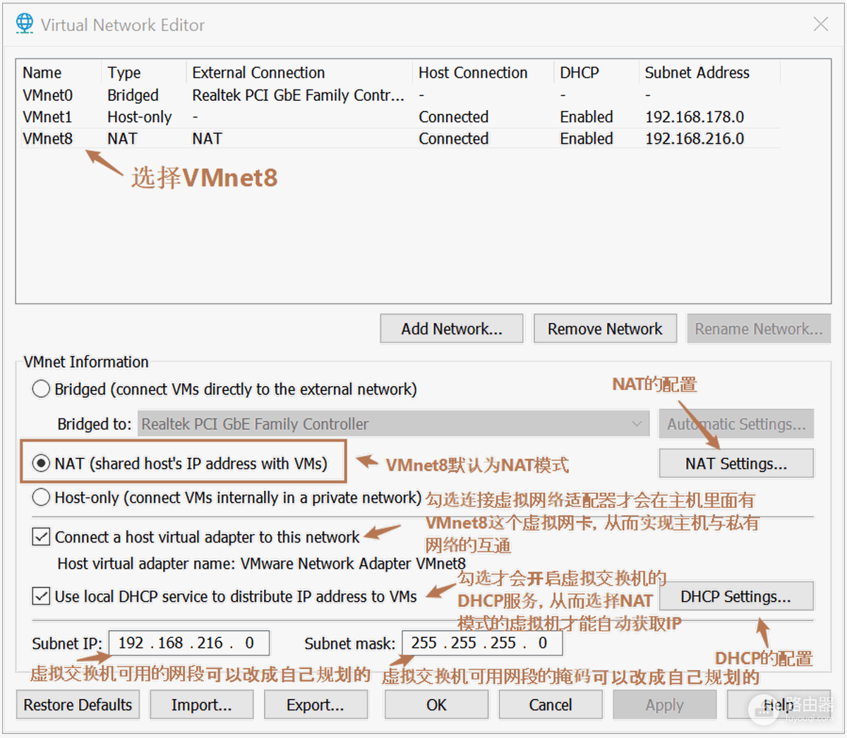 VMware Workstation设置网络:桥接、NAT和仅主机模式怎么选