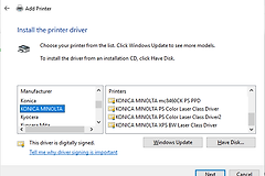 打印机驱动程序怎么选择？Windows更新和厂商驱动的区别