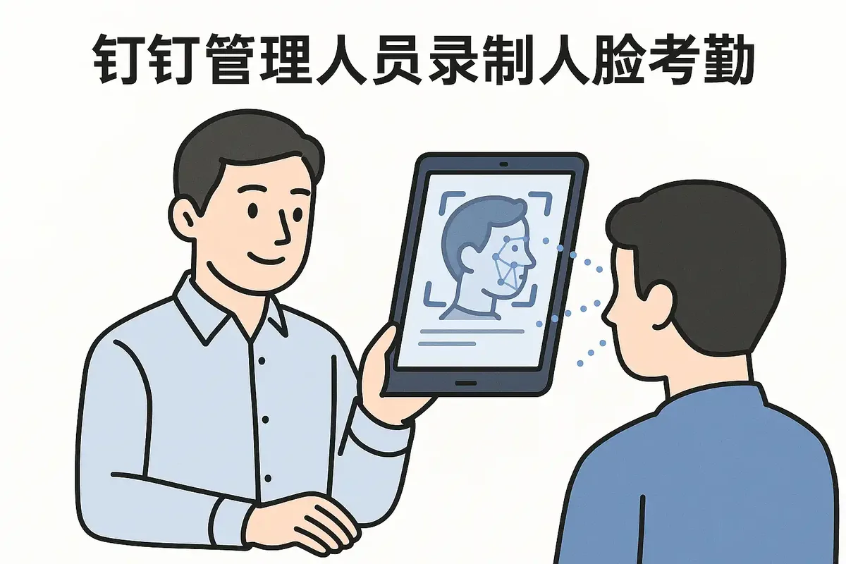 钉钉考勤怎么录入人脸?钉钉管理员和员工怎么操作