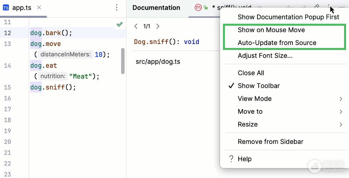 WebStorm如何使用Show?