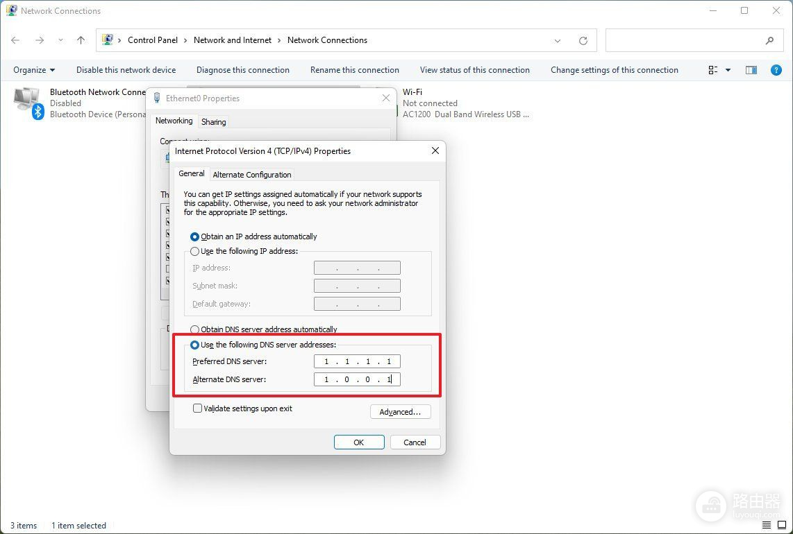 Windows DNS怎么设置？Win11、Win10手动修改方法