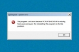 找不到vcruntime140.dll怎么办？Visual C++运行库修复方法