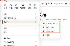 WPS云文档怎么转成Word?导出.docx的操作方法