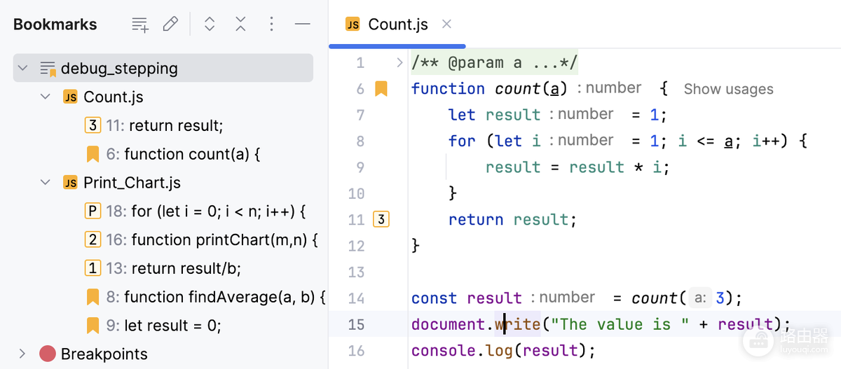 WebStorm怎么打断点?行断点和条件断点设置方法