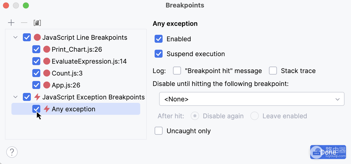 WebStorm怎么打断点?行断点和条件断点设置方法