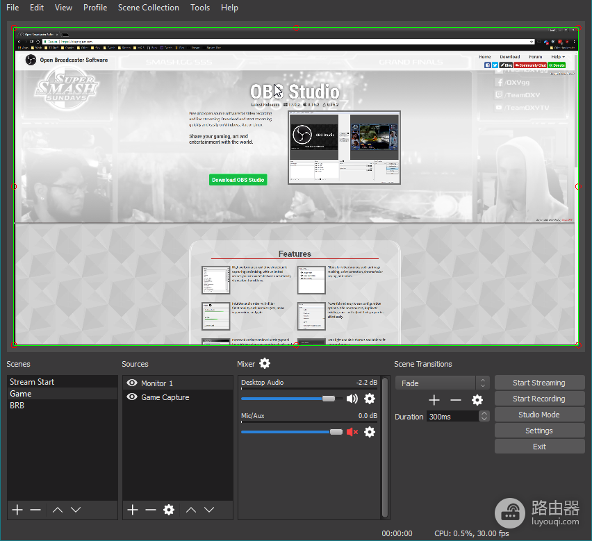 OBS Studio录屏区域怎么选?OBS Studio来源与裁切范围的设置方法