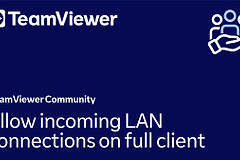 TeamViewer离线怎么设置?用局域网IP连接